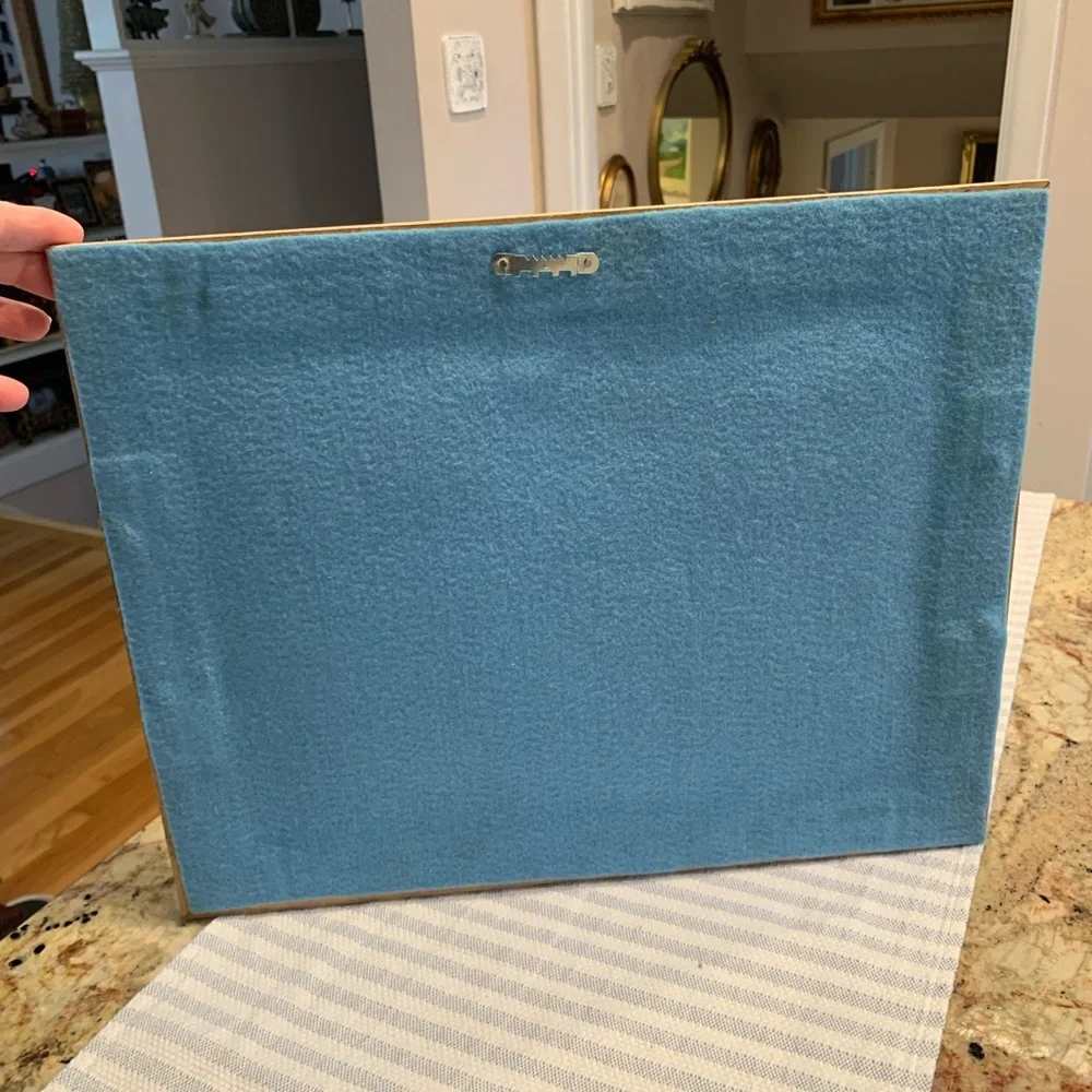 Vintage Picture Frame Tray with Handles